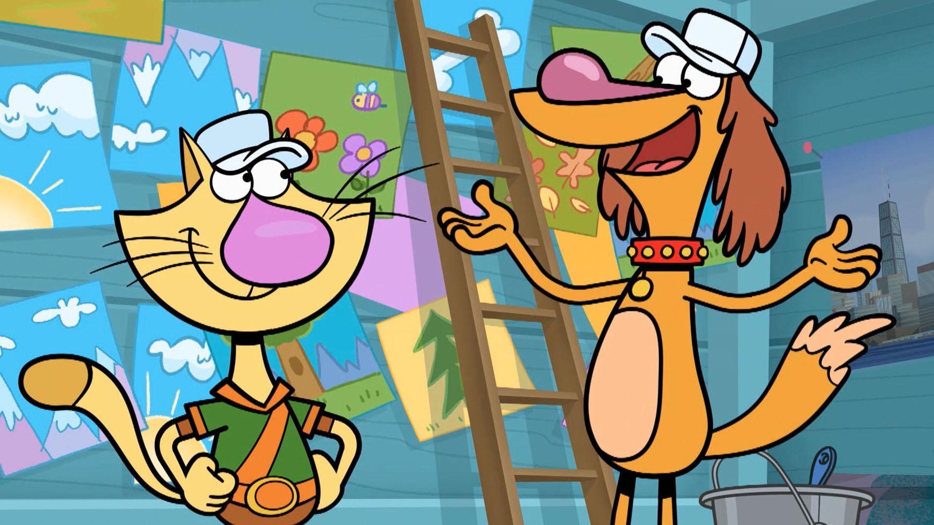 Hal and his friends are redecorating his house to surprise his mommy when she comes over.