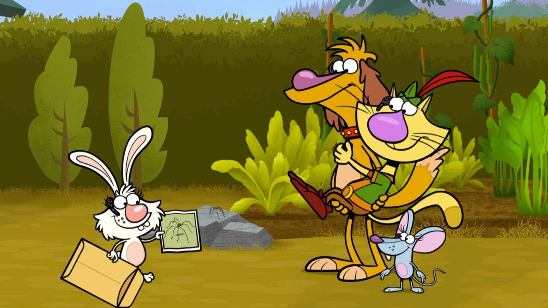 The gang gets to know a daddy longlegs./The crew has to stop a moon-munching monster.