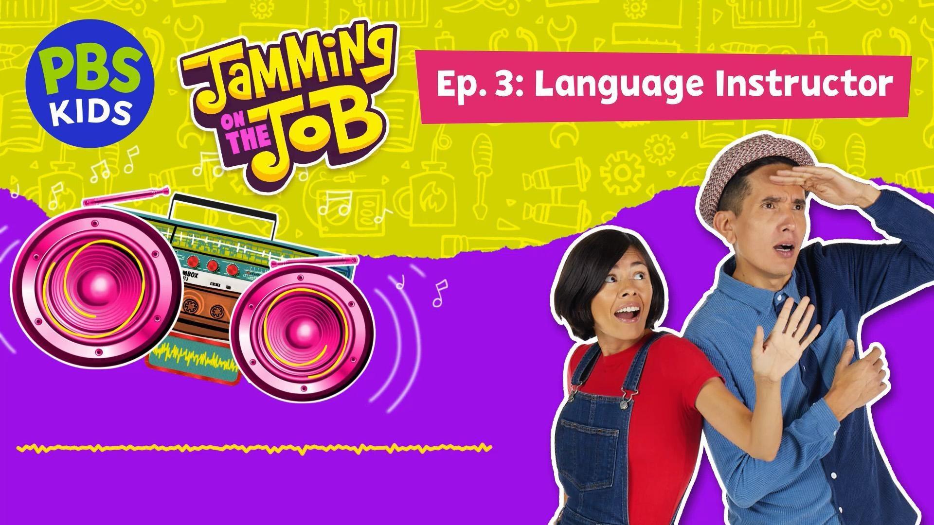 A Language Instructor helps Christina and Andrés translate song lyrics into Mandarin.