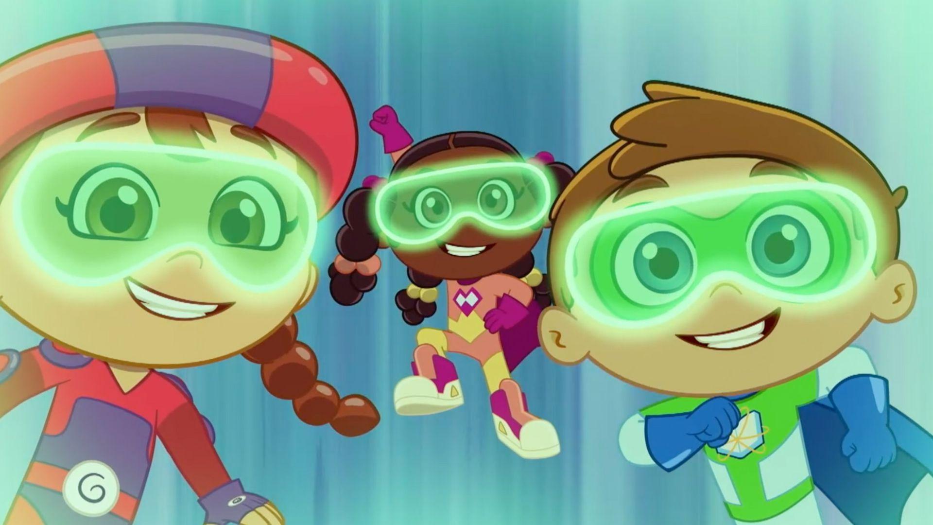 Words are falling from the sky and our heroes need your help to zap them away.