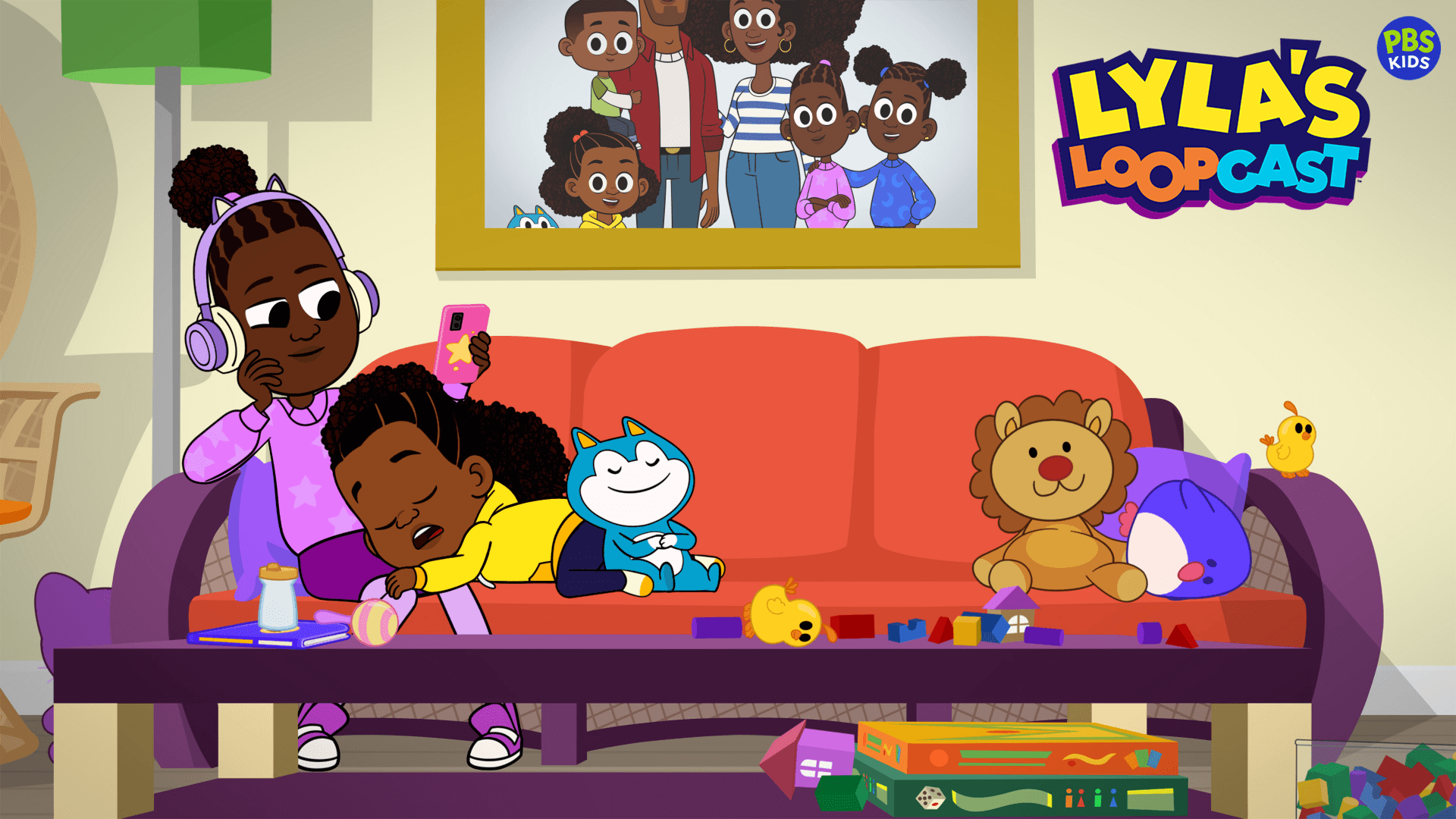 Lyla and Stu help Louisa get baby Alfie to take his nap.