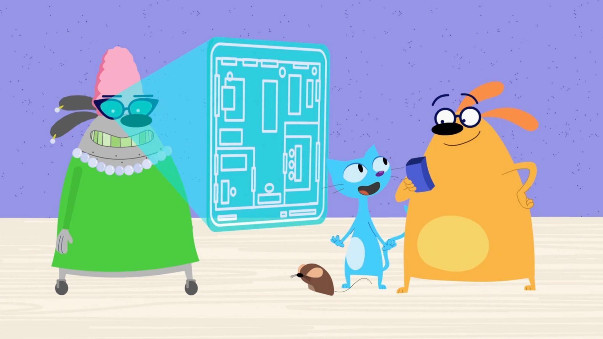 Ruff and Lupine meet an unusual robot, powered by artificial intelligence.