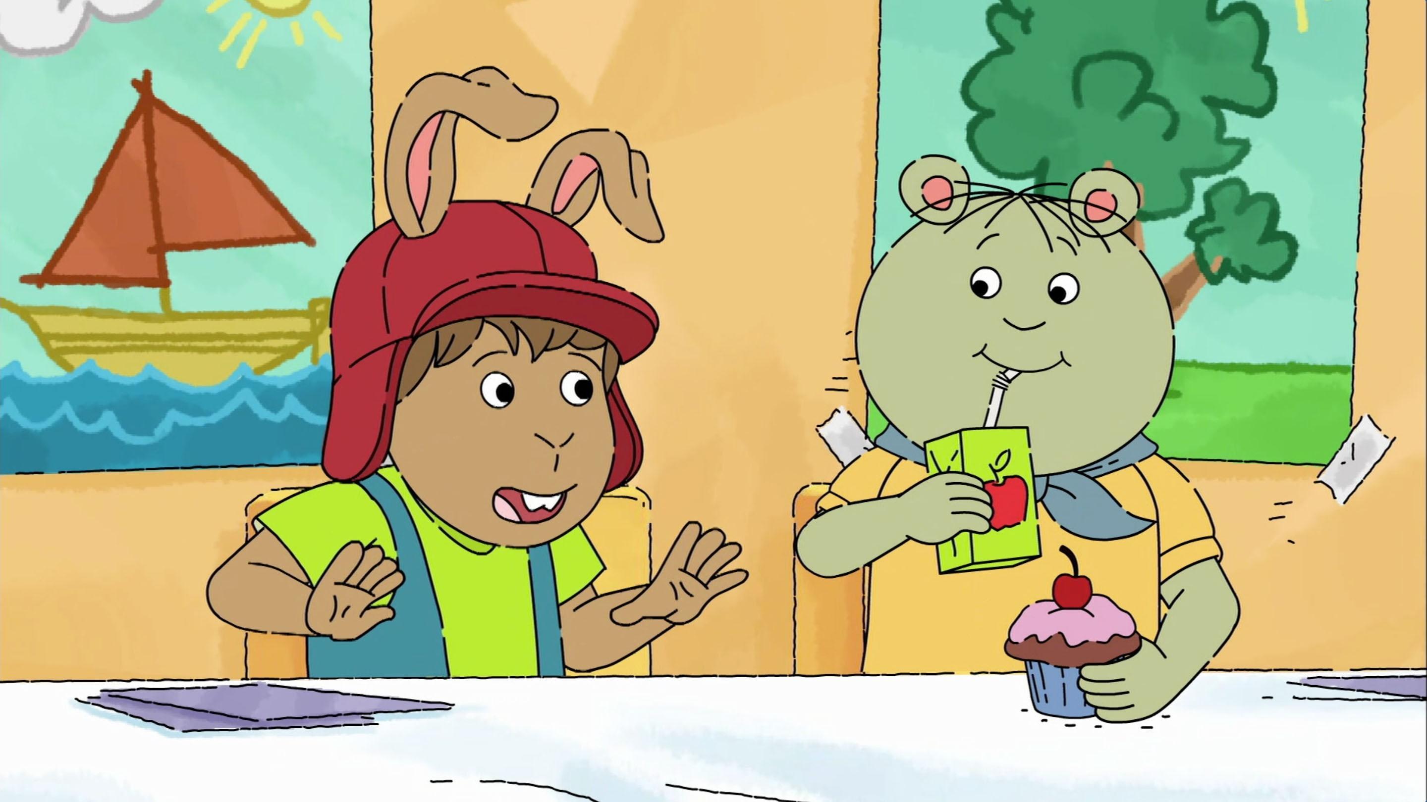 James has a sleepover with the TIbble Twins. / D.W. is on the case of the missing cupcake!