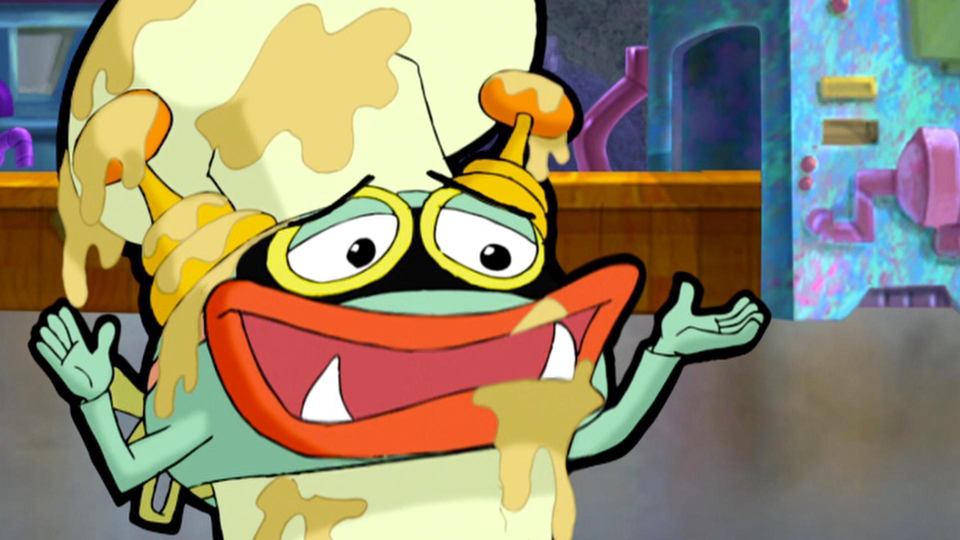 Hacker makes Buzz's dream come true and gives him his very own donut shop in Radopolis.