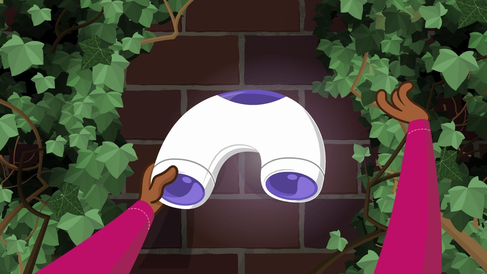 Curious Blorbians want to know:  Can ivy eat a brick building?  For real?