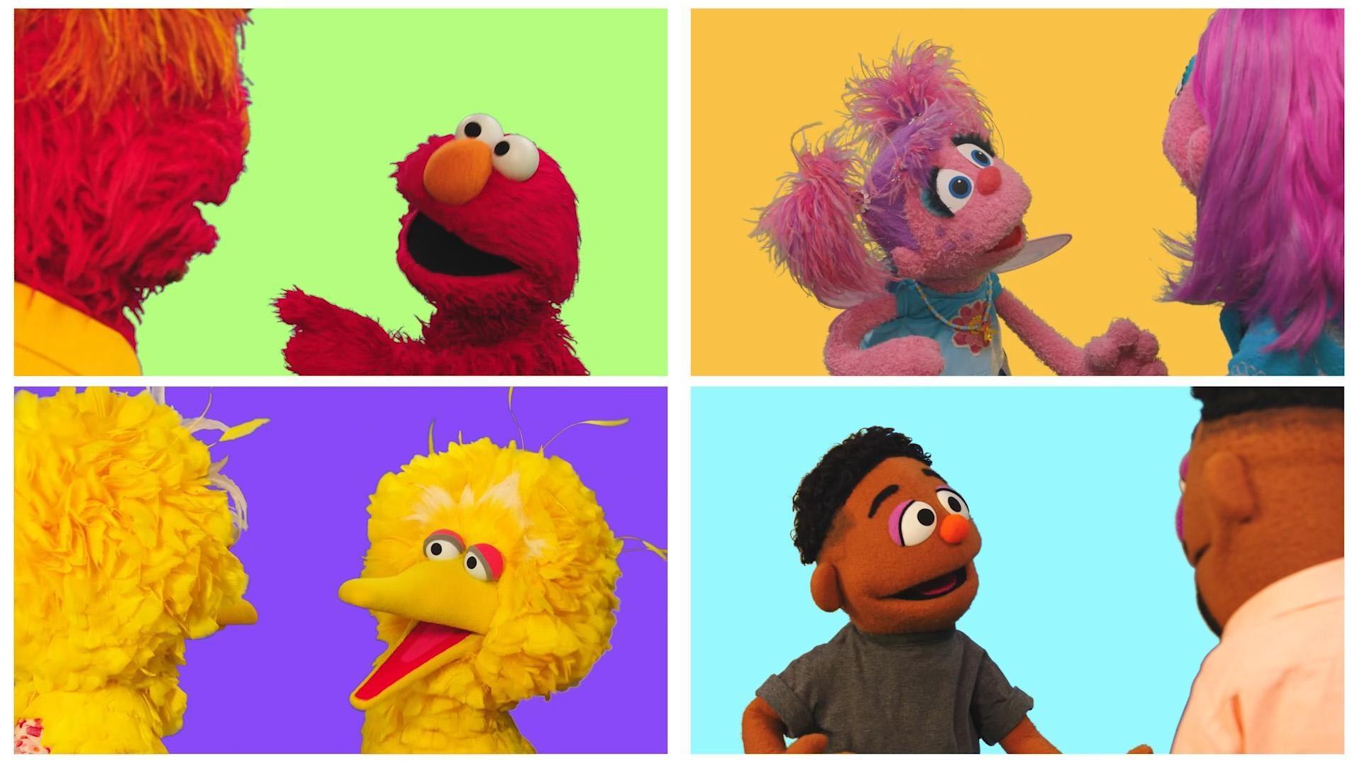 Elmo sings a song that celebrates the relationships between children and grown-ups!