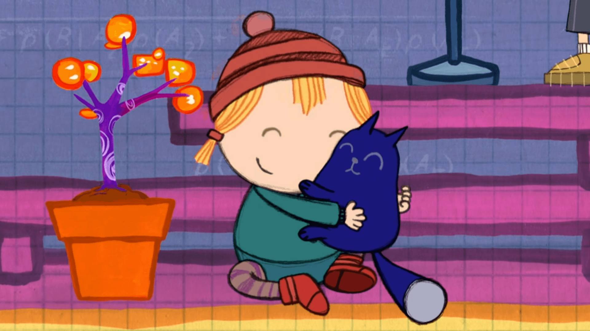 Baby Peg is desperate to adopt Cat.